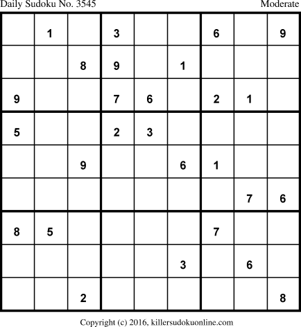 Killer Sudoku for 11/16/2017