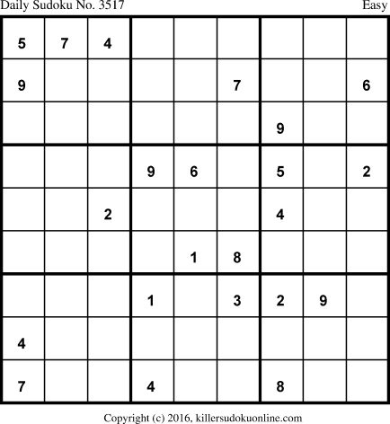 Killer Sudoku for 10/19/2017