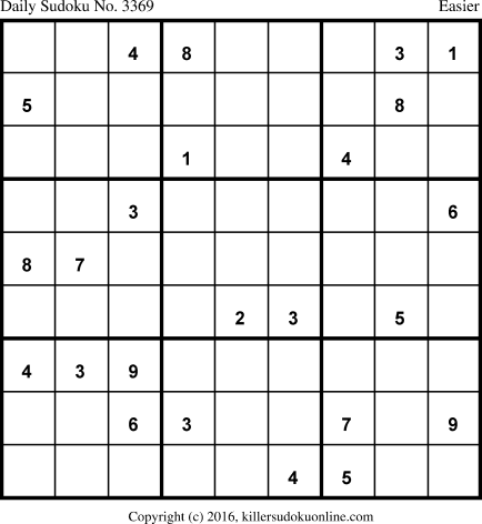 Killer Sudoku for 5/24/2017