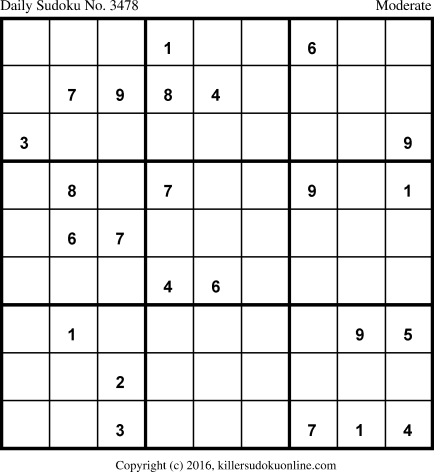 Killer Sudoku for 9/10/2017