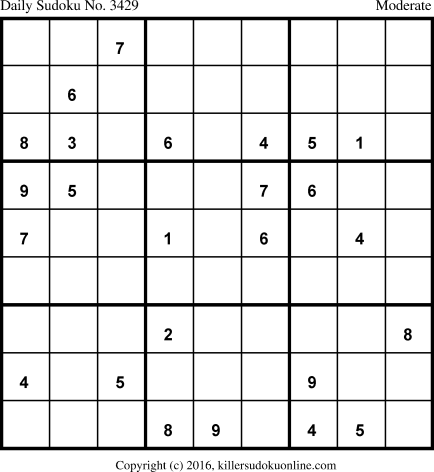 Killer Sudoku for 7/23/2017