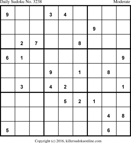Killer Sudoku for 1/13/2017