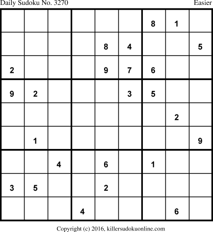 Killer Sudoku for 2/14/2017