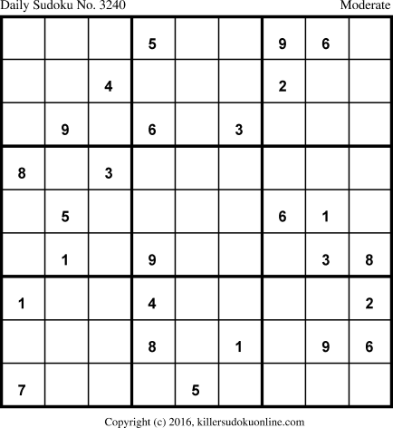 Killer Sudoku for 1/15/2017