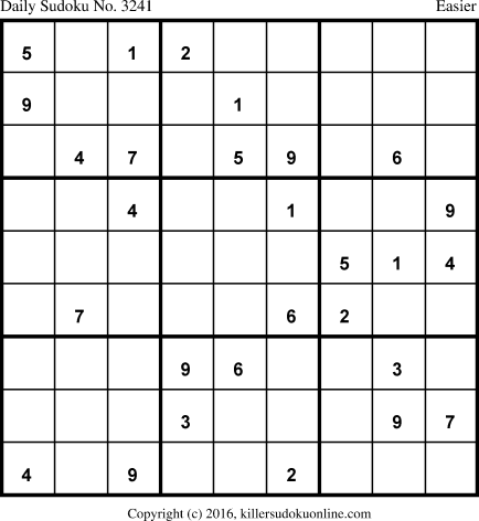 Killer Sudoku for 1/16/2017