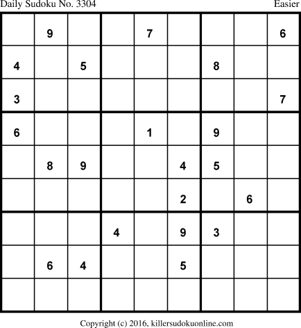 Killer Sudoku for 3/20/2017