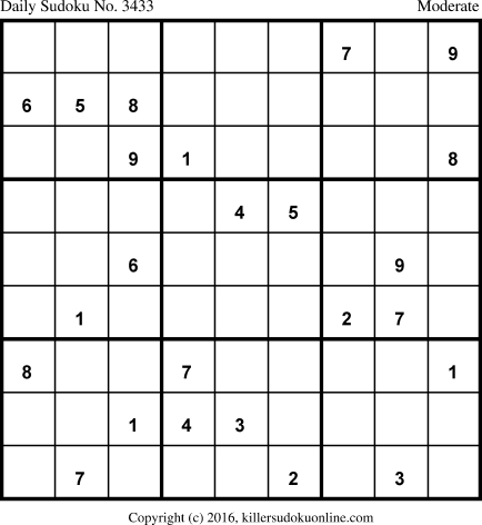 Killer Sudoku for 7/27/2017
