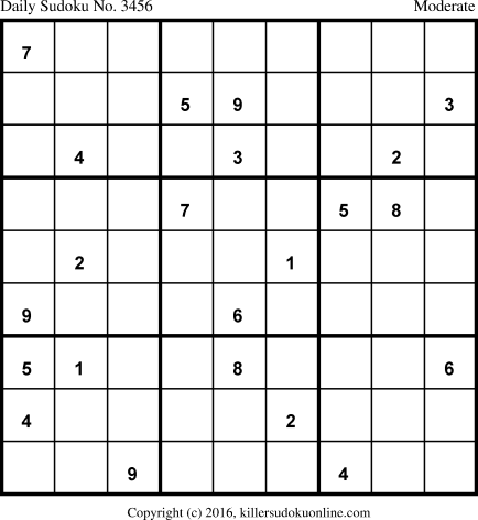 Killer Sudoku for 8/19/2017