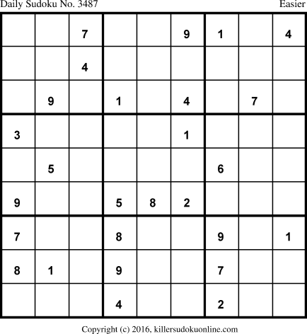 Killer Sudoku for 9/19/2017