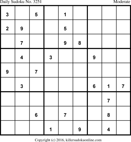 Killer Sudoku for 1/26/2017