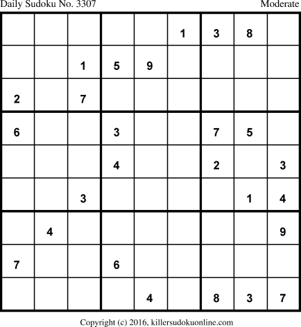 Killer Sudoku for 3/23/2017
