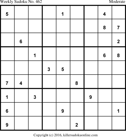 Killer Sudoku for 1/9/2017