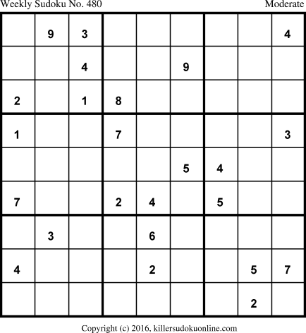 Killer Sudoku for 5/15/2017