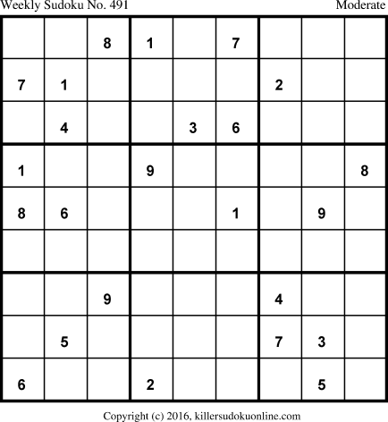 Killer Sudoku for 7/31/2017
