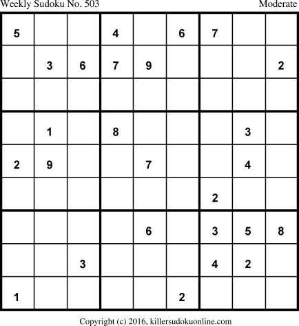 Killer Sudoku for 10/23/2017