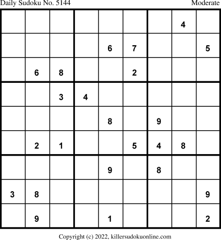 Killer Sudoku for 4/3/2022
