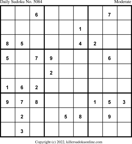 Killer Sudoku for 2/2/2022