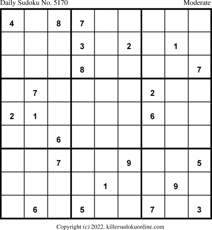 Killer Sudoku for 4/29/2022