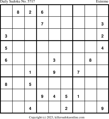 Killer Sudoku for 10/28/2023
