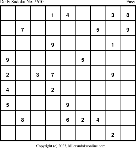 Killer Sudoku for 7/13/2023