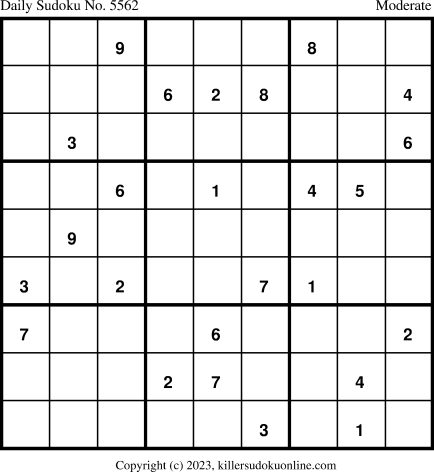 Killer Sudoku for 5/26/2023