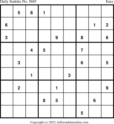 Killer Sudoku for 9/26/2023