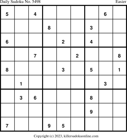 Killer Sudoku for 3/23/2023