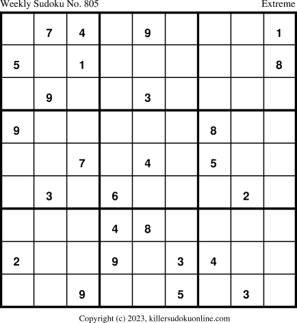 Killer Sudoku for 8/7/2023