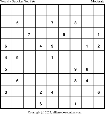 Killer Sudoku for 3/27/2023