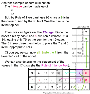 Your attention. Killer sudoku, medium level, #002