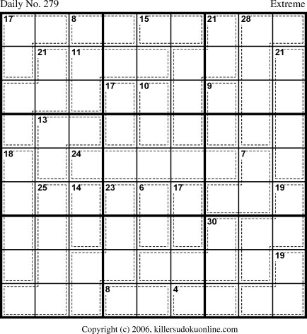 Killer Sudoku for 10/1/2006