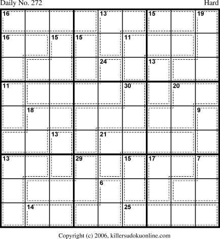 Killer Sudoku for 9/24/2006