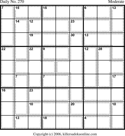 Killer Sudoku for 9/22/2006