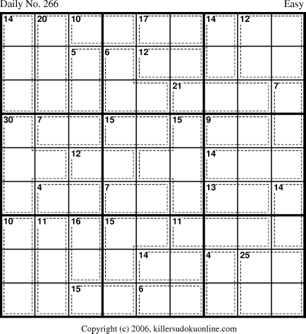 Killer Sudoku for 9/18/2006