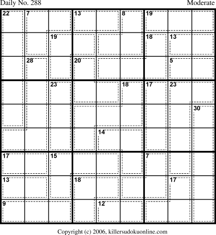 Killer Sudoku for 10/10/2006