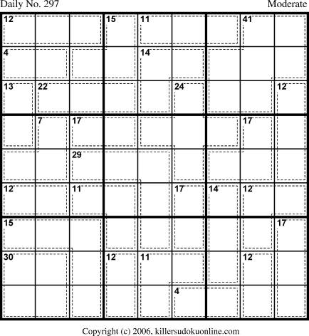 Killer Sudoku for 10/19/2006