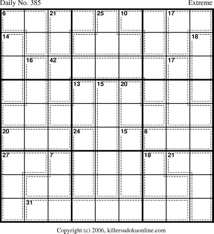 Killer Sudoku for 1/14/2007
