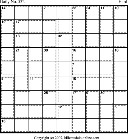 Killer Sudoku for 6/10/2007