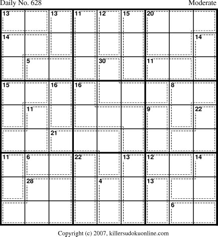 Killer Sudoku for 9/14/2007