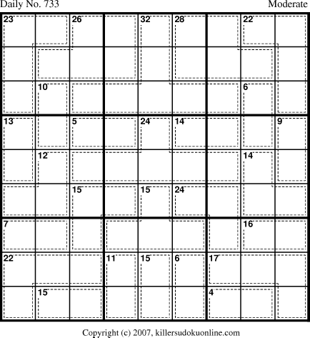 Killer Sudoku for 12/27/2007
