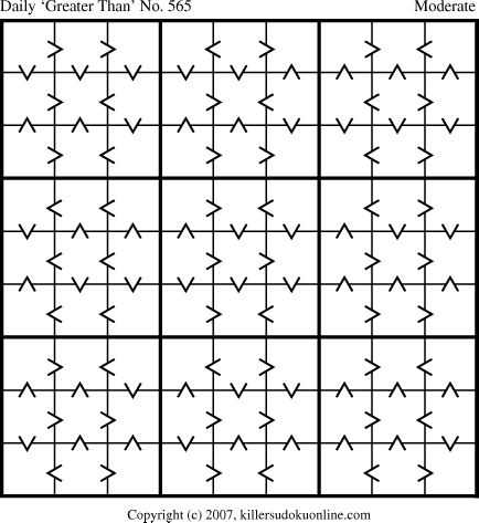Killer Sudoku for 11/6/2007