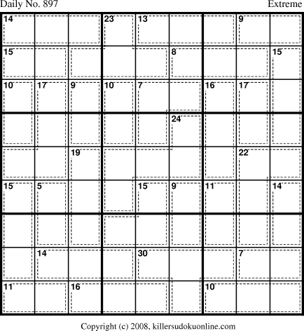 Killer Sudoku for 6/8/2008