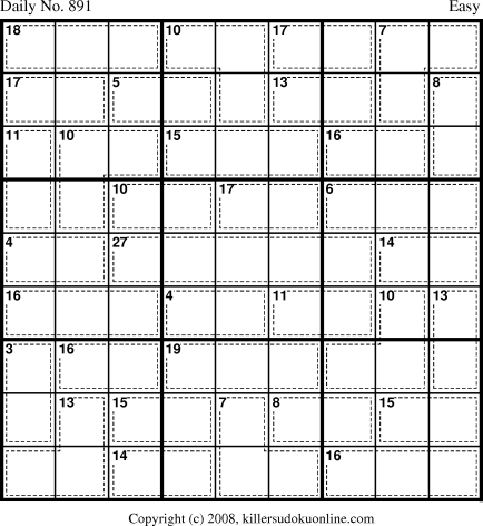 Killer Sudoku for 6/2/2008