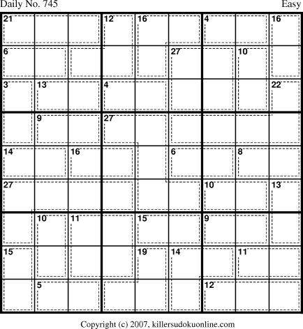 Killer Sudoku for 1/8/2008