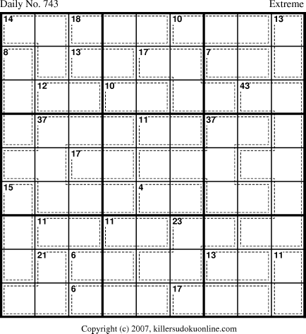 Killer Sudoku for 1/6/2008