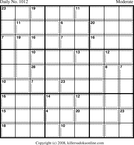 Killer Sudoku for 10/1/2008