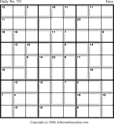 Killer Sudoku for 1/14/2008