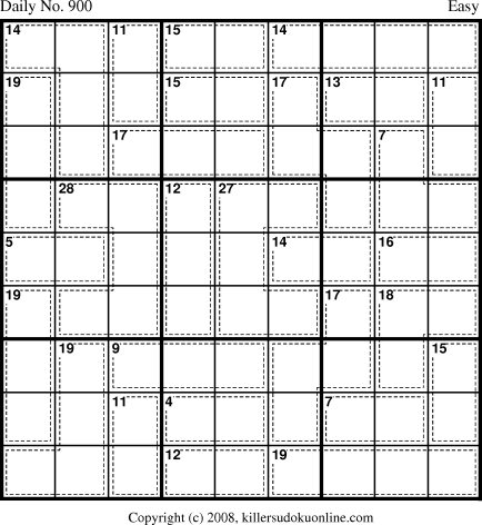 Killer Sudoku for 6/11/2008