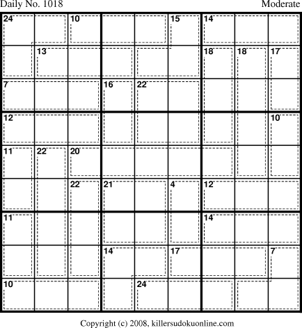 Killer Sudoku for 10/7/2008