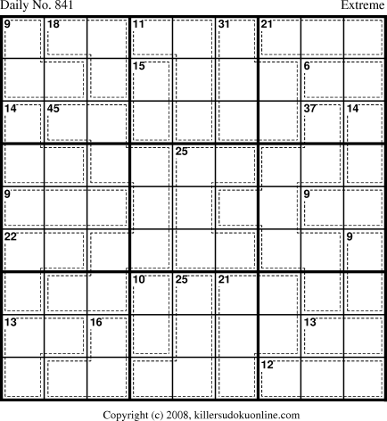 Killer Sudoku for 4/13/2008